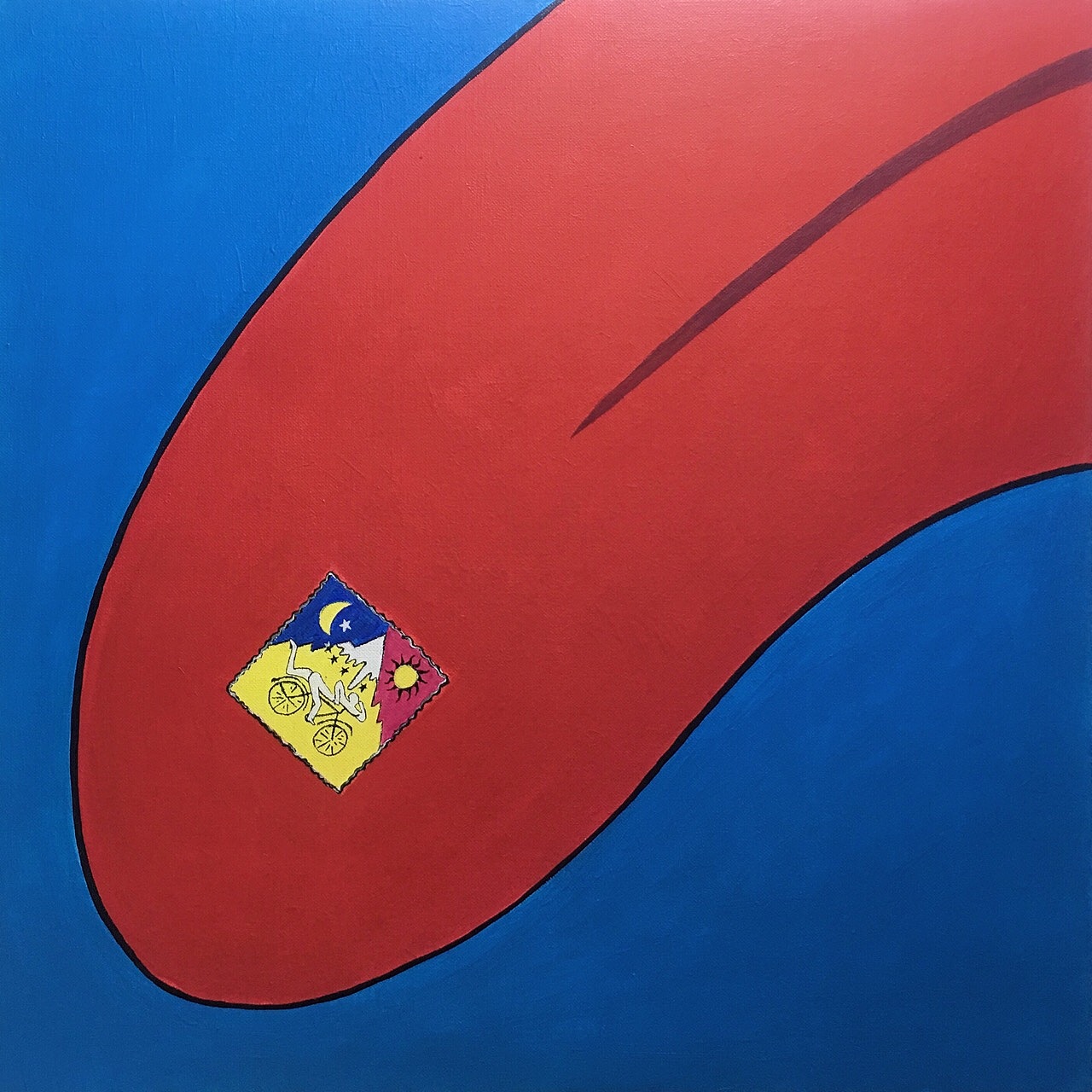 2018年的丙烯的画