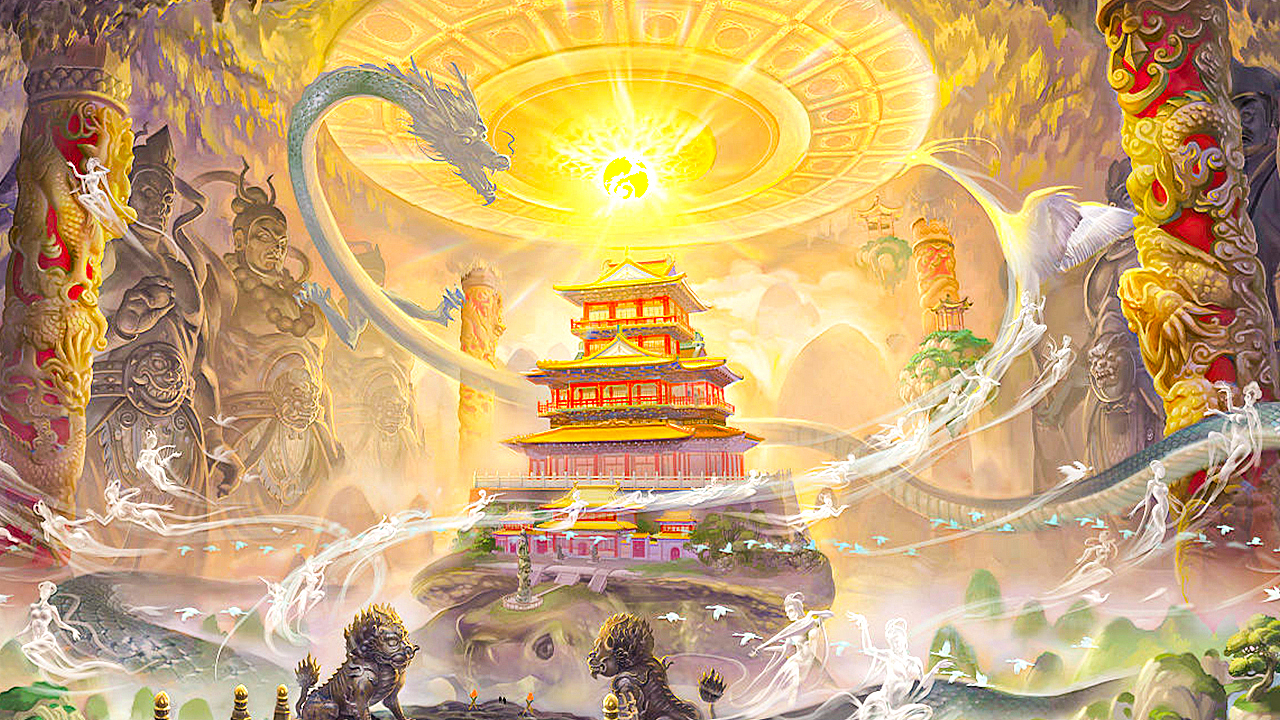 icon游戏商店图游戏海报仙侠武侠游戏卡牌logo魔幻插画