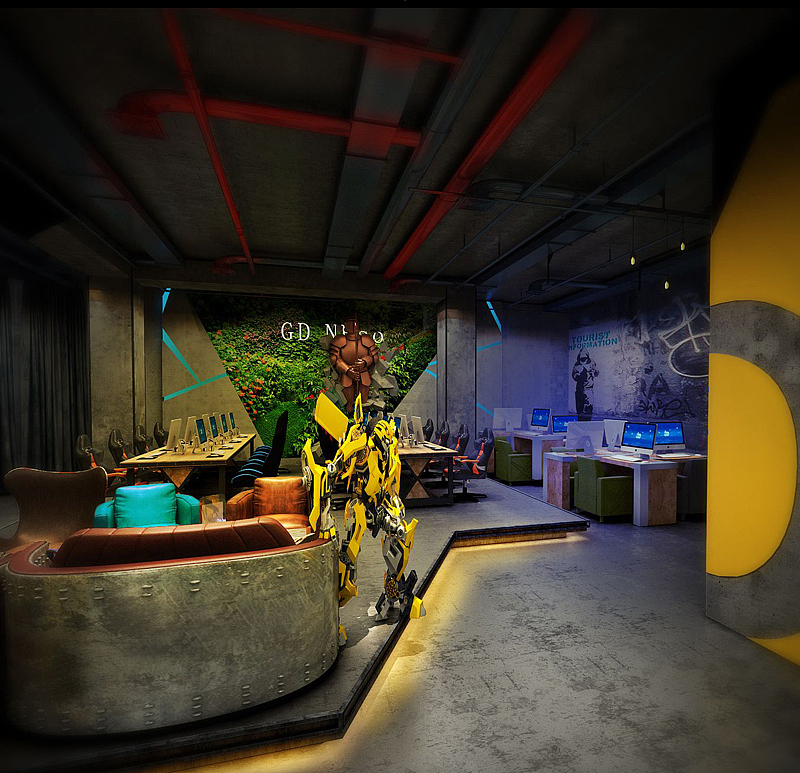 郑州网咖装修设计——158-380-77647——专业网咖设计