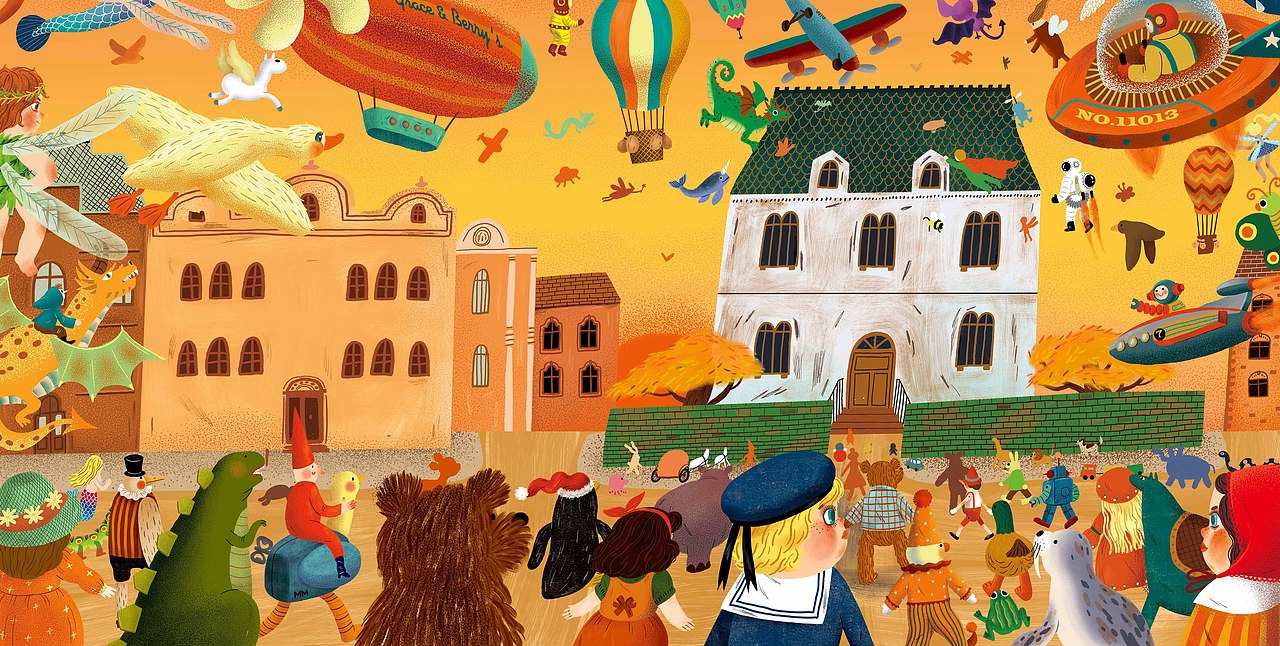 绘本《七色花》_gracesuen-站酷zcool