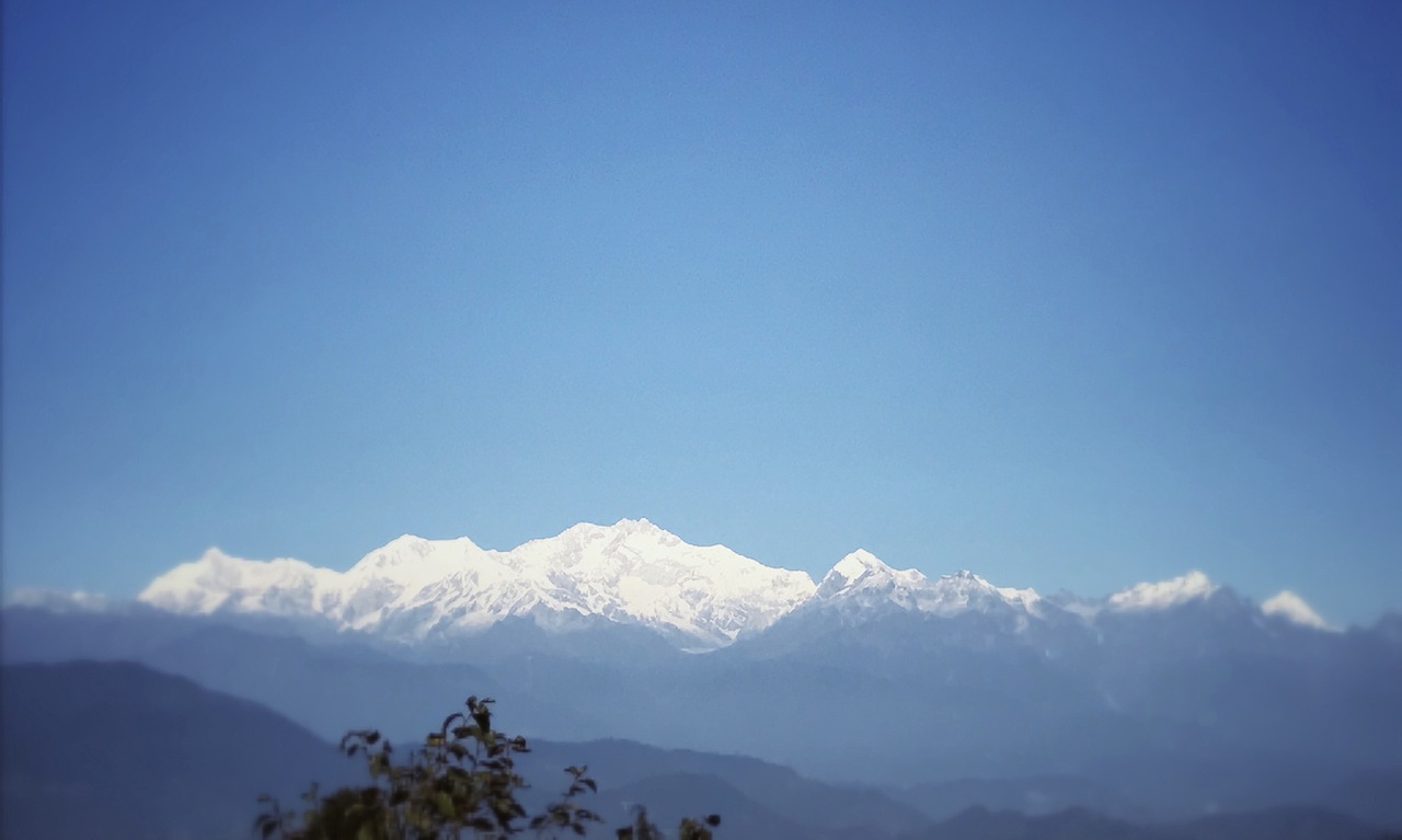 喜马拉雅山脉中的大吉岭