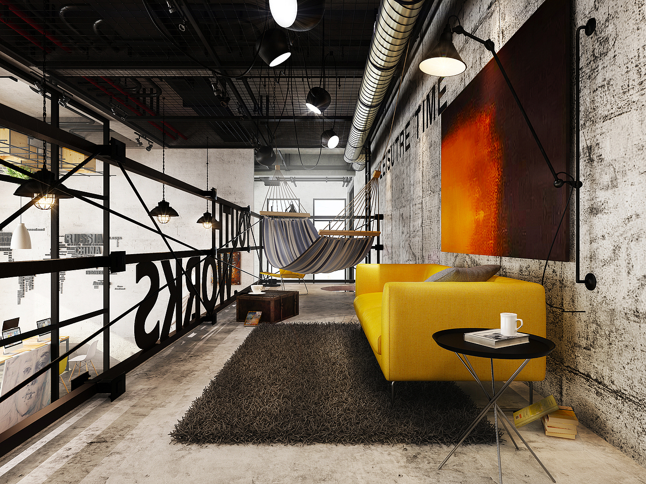 “H+ YOUTH ZONE”联合办公空间设计 2012级室内设计专业毕业设计作品（图ZNTUzNDU5ODg=） - 家装设计 - 站酷设计师昌子先生原创素材 - 站酷ZCOOL