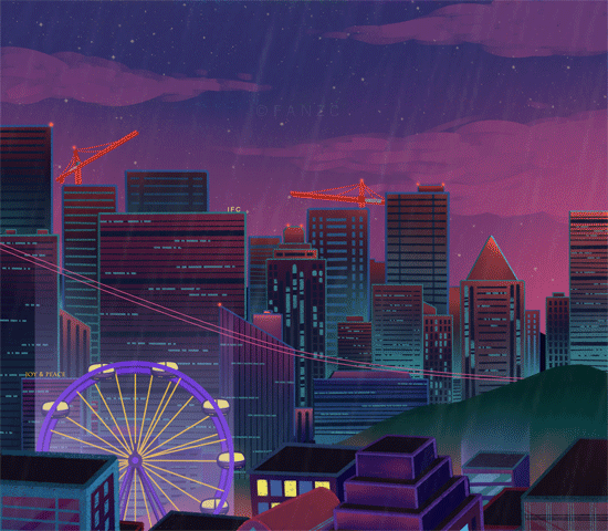 杂记 | 霓虹（图ZNzU5MjQ0MDA=） - 商业插画 - 站酷设计师FANZC原创素材 - 站酷ZCOOL