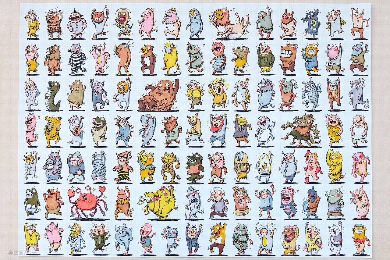 【异兽圈】400个情绪化小人（图ZNjAwODE3ODQ=） - 创作习作 - 站酷设计师罗元元元原创素材 - 站酷ZCOOL