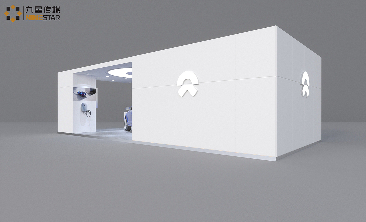 蔚来商超展台设计