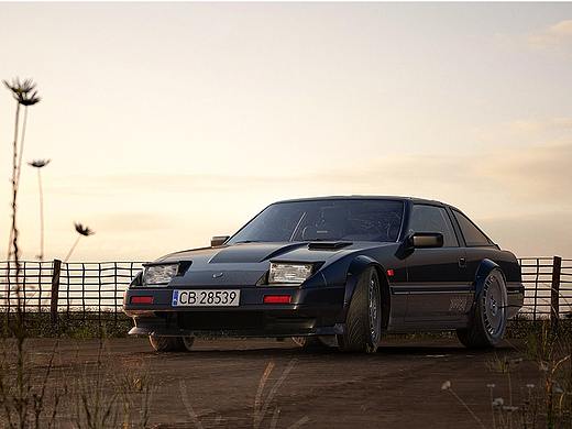 3D汽车渲染-300ZX