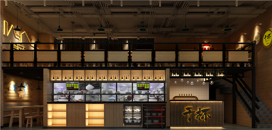 木屋烧烤（图ZMjQ4MjkzMzYw） - 酒店餐饮设计 - 站酷设计师仟佳汇建筑装饰原创素材 - 站酷ZCOOL