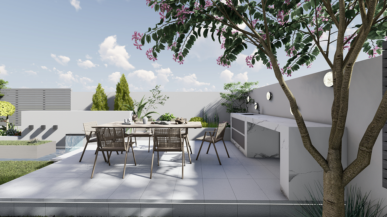 现代庭院（图ZMzU1OTEwMjky） - 景观设计 - 站酷设计师瑜喻渝榆原创素材 - 站酷ZCOOL