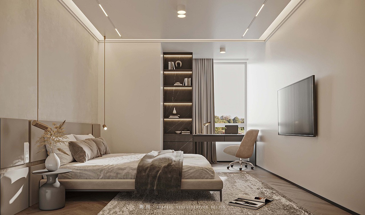 现代平层 丨 而川视觉（图ZMjU3MjA4ODY4） - 家装设计 - 站酷设计师而川视觉原创素材 - 站酷ZCOOL