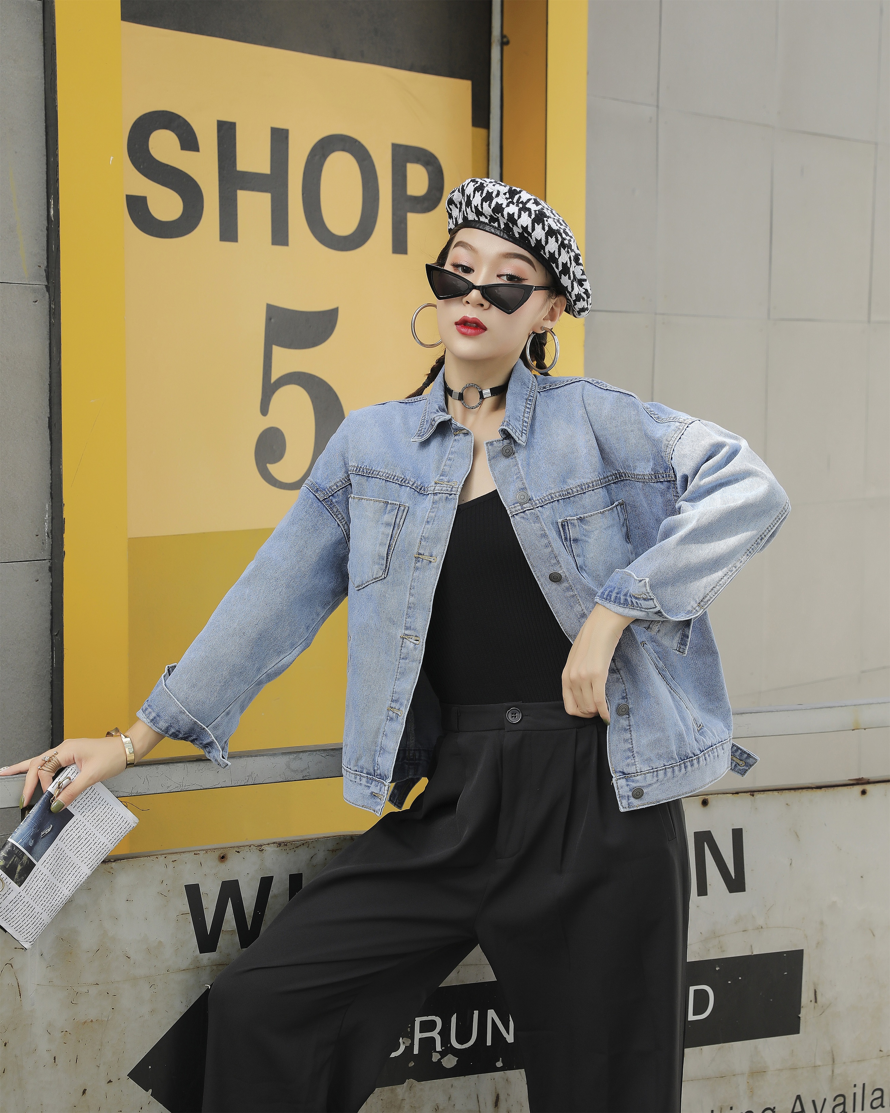 潮牌女装拍摄网红风电商摄影服务主图小视频街拍模特