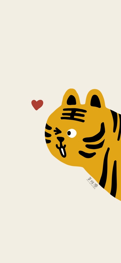 谁会不喜欢可爱的手绘风格手机壁纸