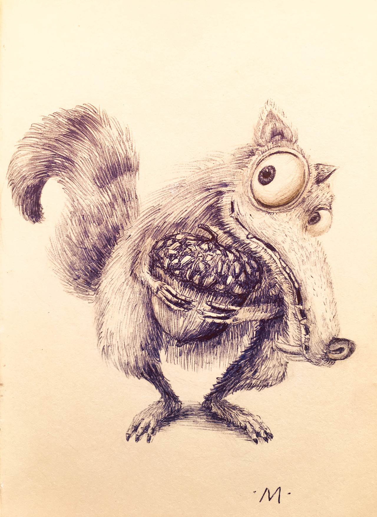 圆珠笔绘画练习(动物篇)