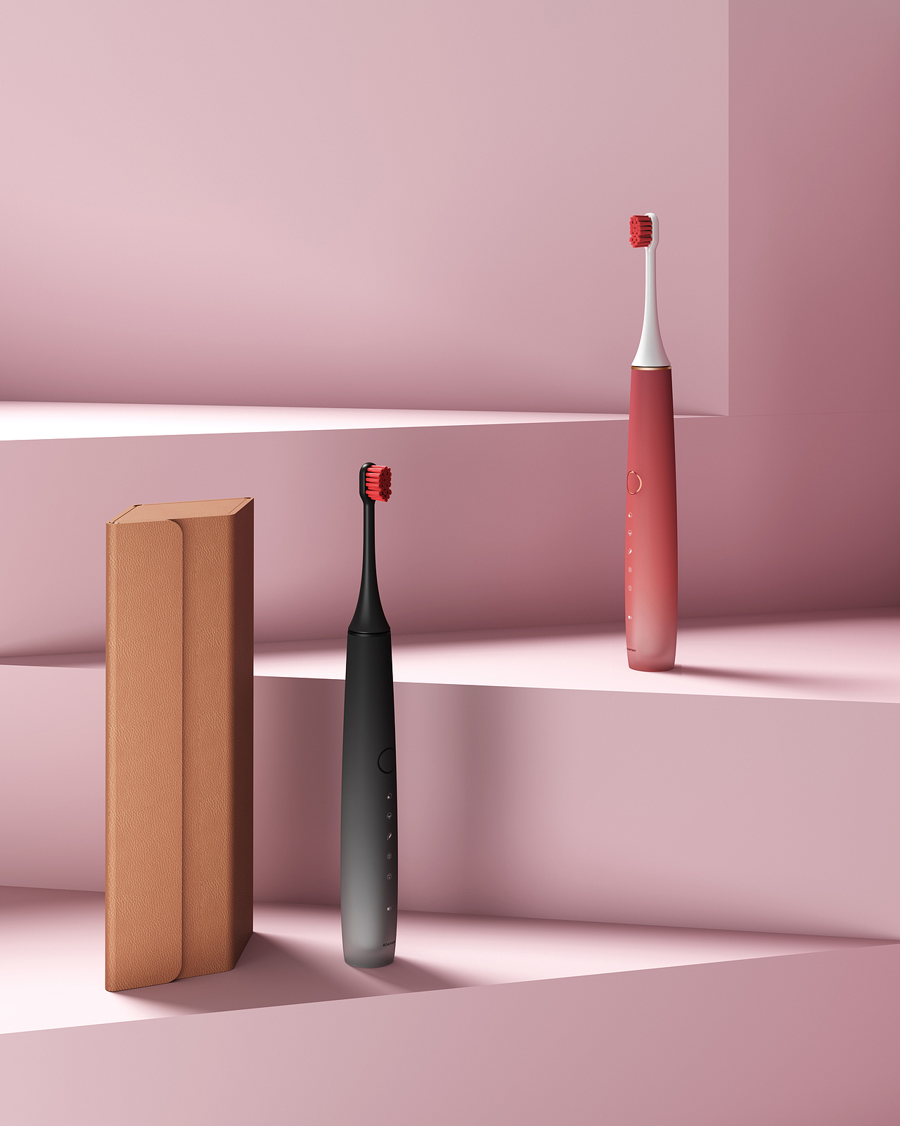 罗曼新品电动牙刷渲染