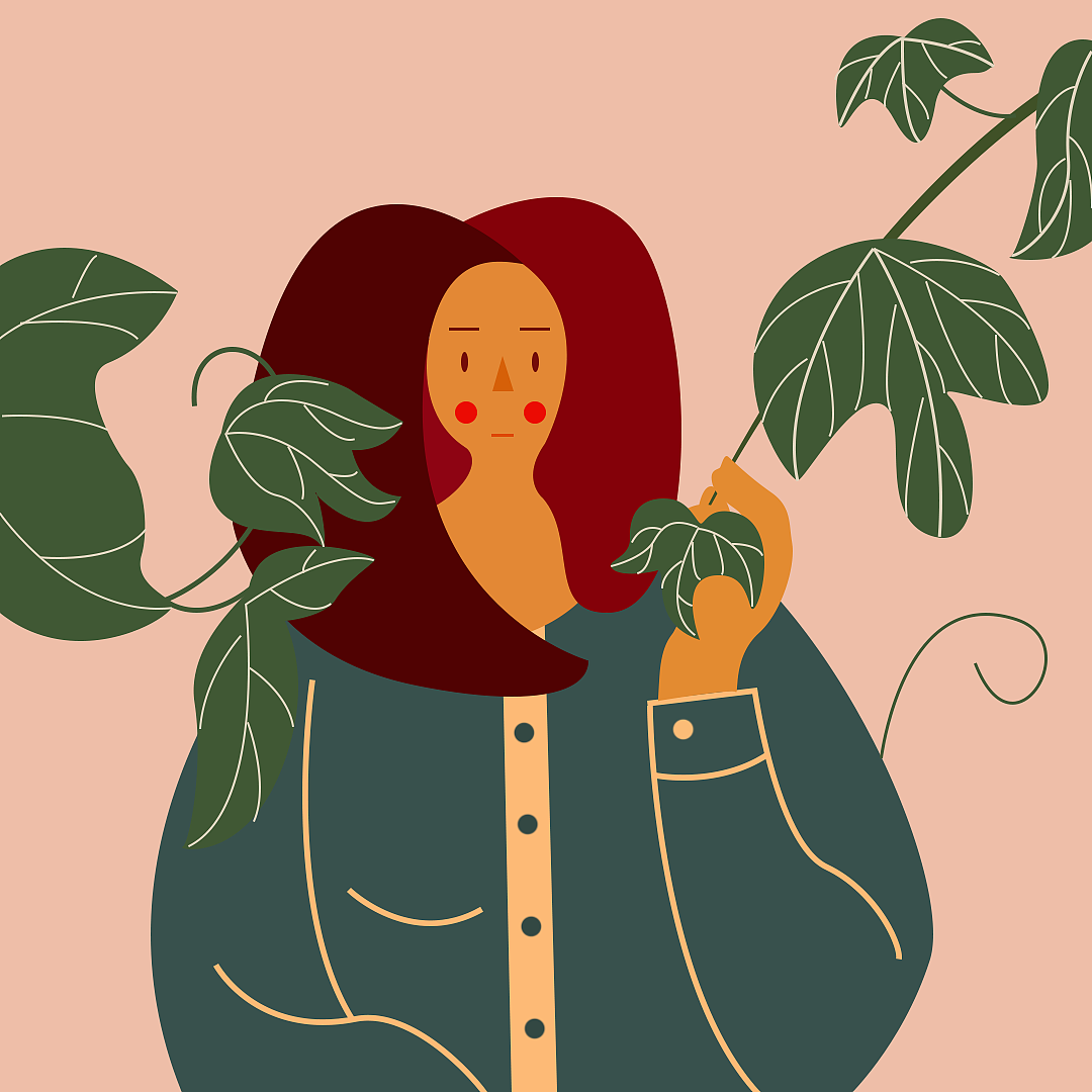 人与自然系列插画