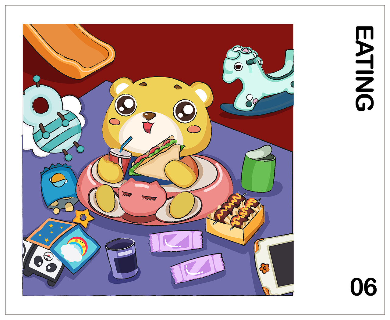 2020最后一次的2.0插画更新（图ZMjMzOTgzMjQ0） - 商业插画 - 站酷设计师澳乐跑跑熊原创素材 - 站酷ZCOOL