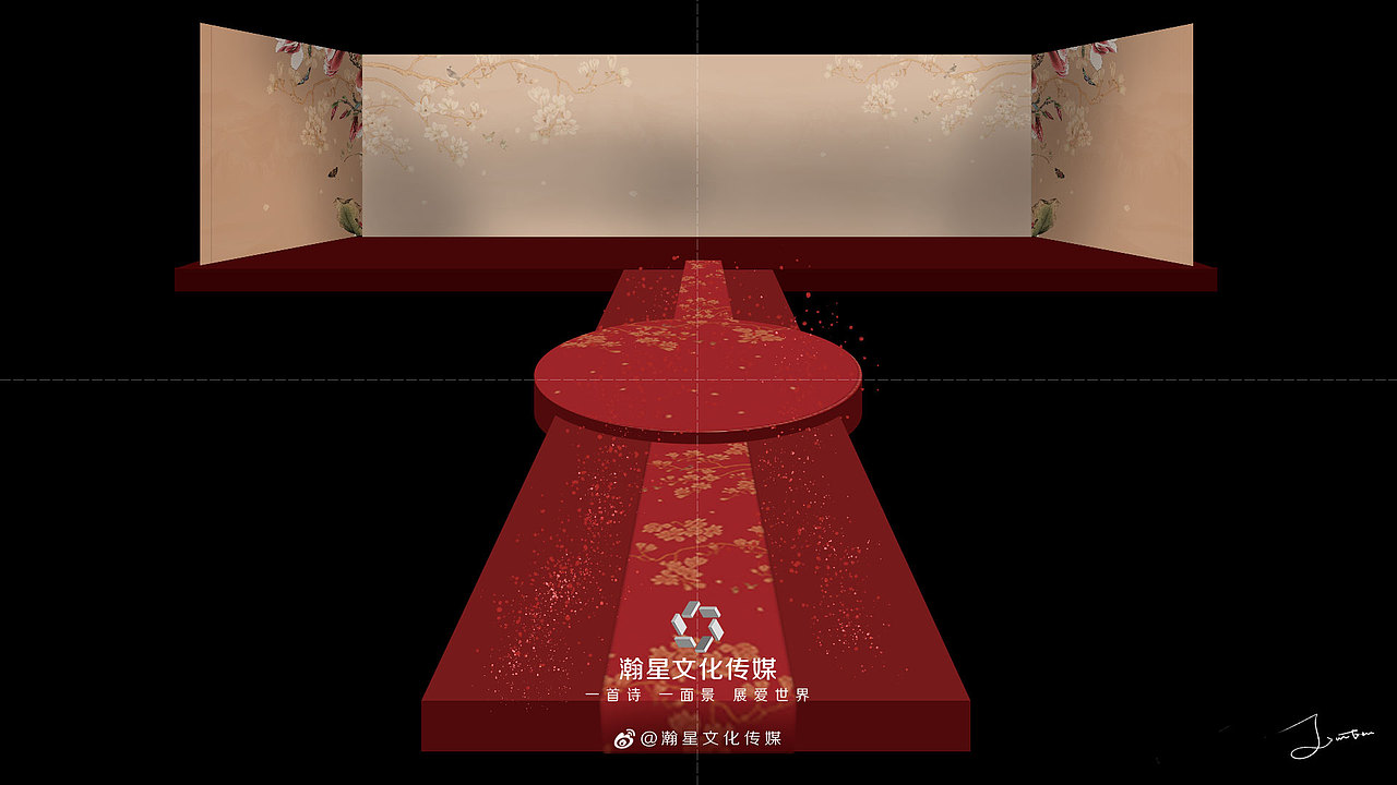 新中式婚礼手绘《红绒》（图ZMTUxMTQ2MDAw） - 商业插画 - 站酷设计师洛航融合设计原创素材 - 站酷ZCOOL
