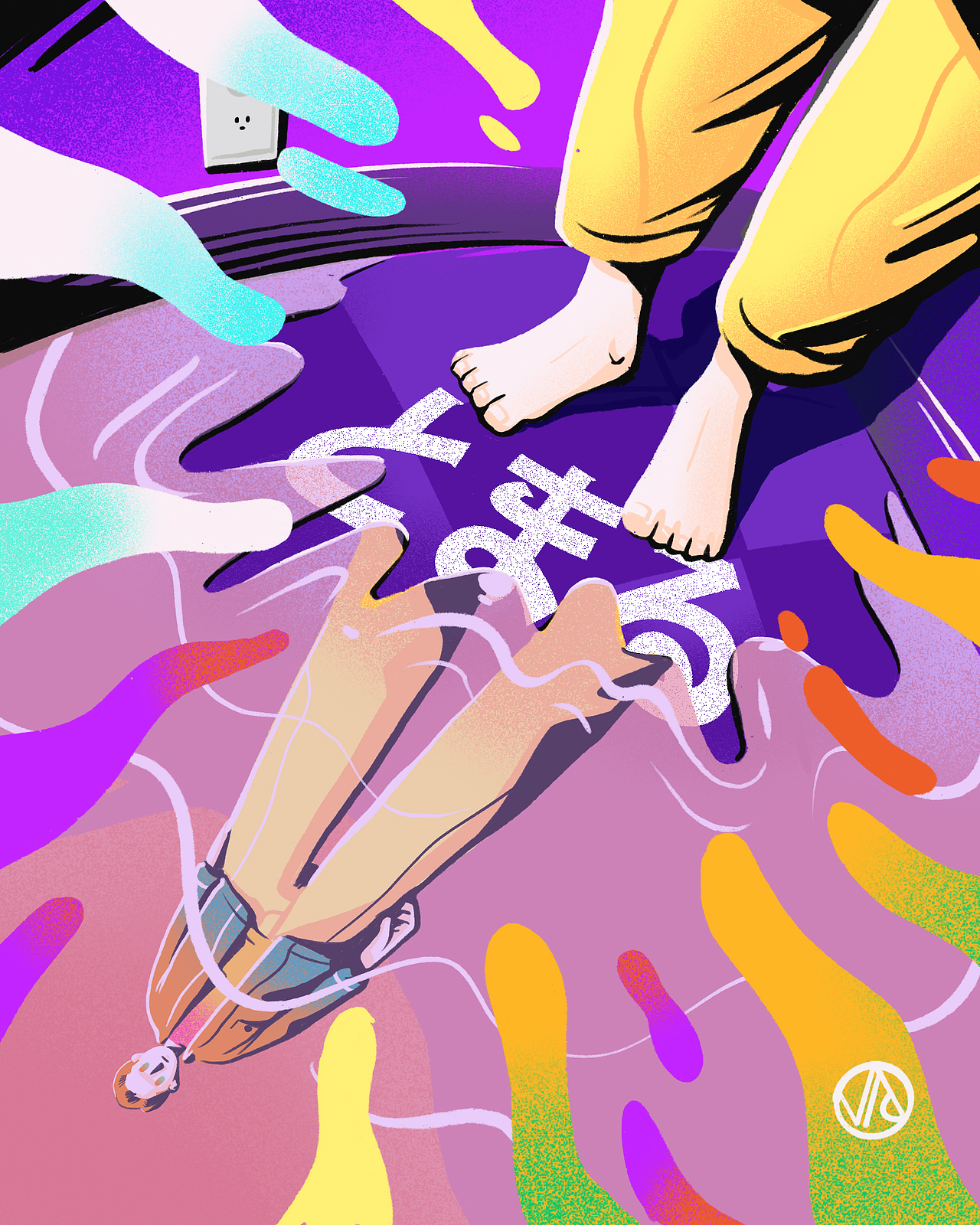 「消极梦」 | procreate自由创作集（图ZMTM3OTIyMTg0） - 创作习作 - 站酷设计师咖喱牛Currynew原创素材 - 站酷ZCOOL