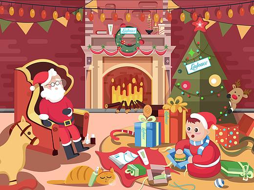 Ladouce 圣诞互动小游戏