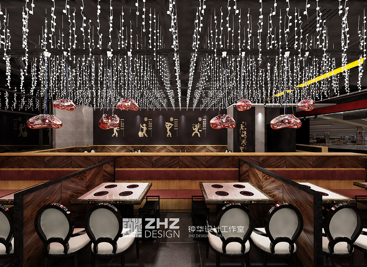 一个小火锅店（图ZMTczOTg3ODQw） - 家装设计 - 站酷设计师钟华设计原创素材 - 站酷ZCOOL
