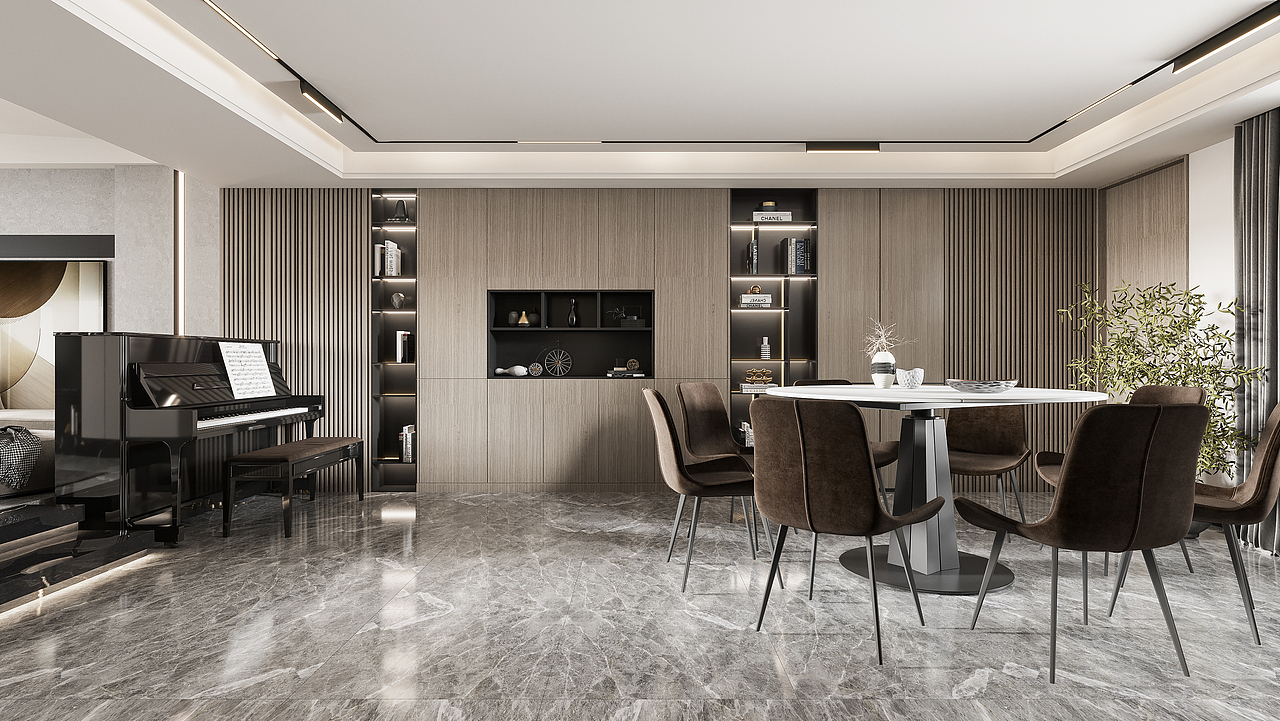 极简|全屋空间表现（图ZMjE4MDQ4NDI4） - 家装设计 - 站酷设计师陈轩15956513871原创素材 - 站酷ZCOOL