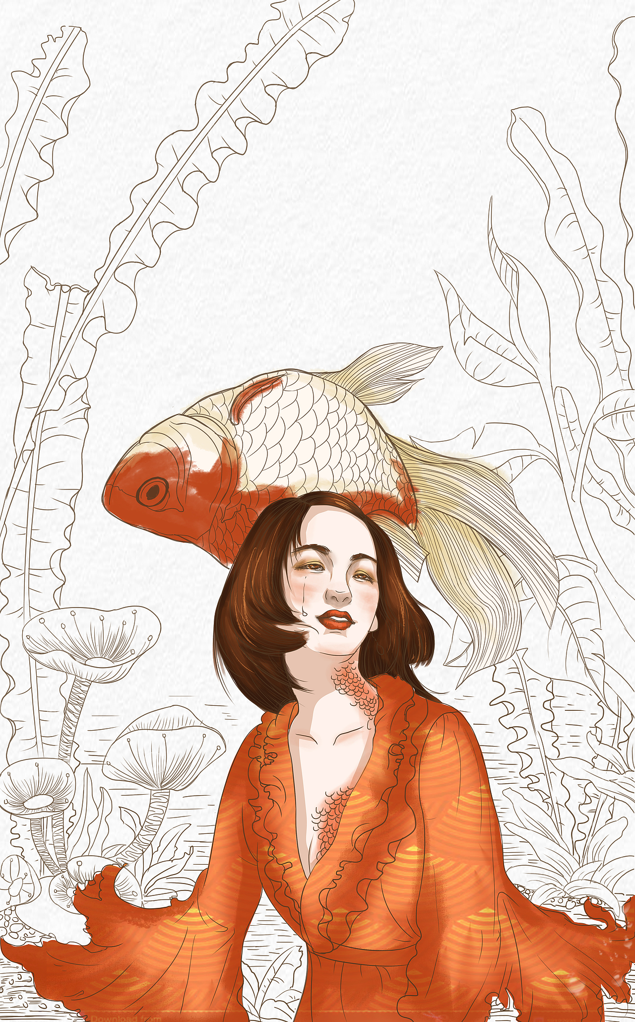 深海里的金鱼姬