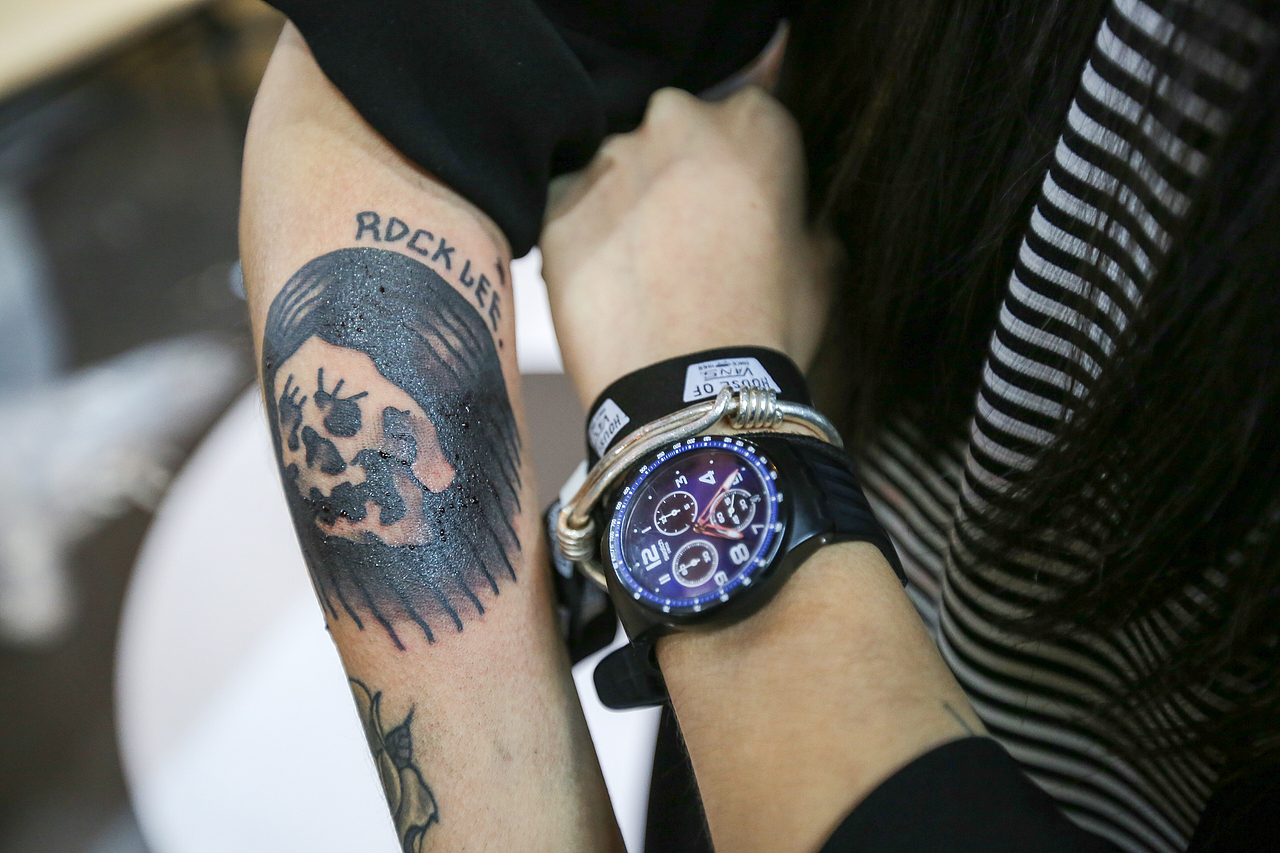 成都清鬼刺青-阿染 操刀的新纹身,独眼矮子赐图.血淋淋.