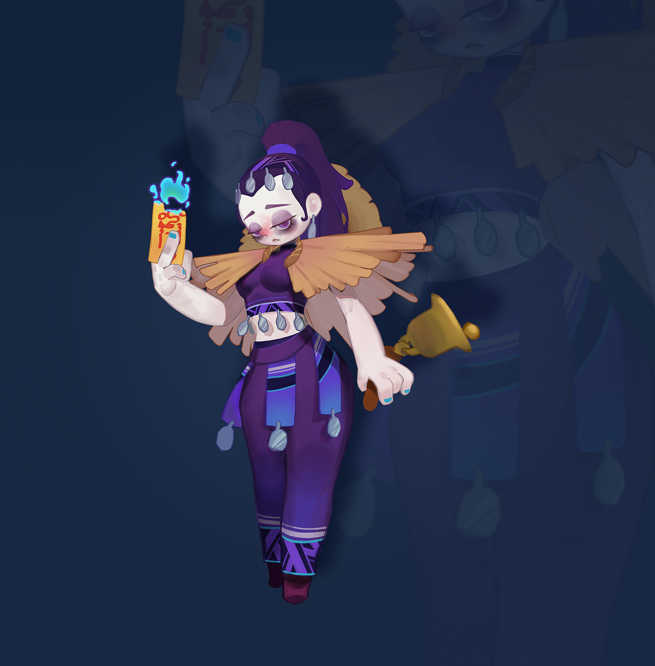 游戏角色:十三行-赶尸人小姐姐