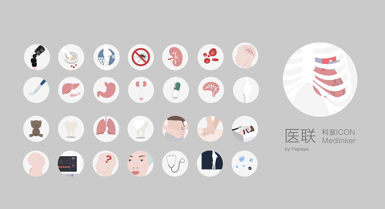 医联 科室图标 请勿专用成都|ui设计师