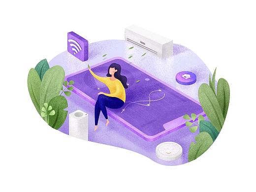 閃屏小插畫(huà)（個(gè)人主頁(yè)-ZMzE0Mjk4ODA=） - 閃屏/壁紙 - 站酷設(shè)計(jì)師一山有木兮一原創(chuàng)素材 - 站酷ZCOOL