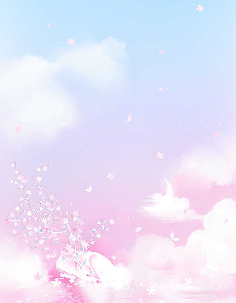 鹿鸣（图ZMjUyNDgxODk2） - 商业插画 - 站酷设计师点意原创素材 - 站酷ZCOOL