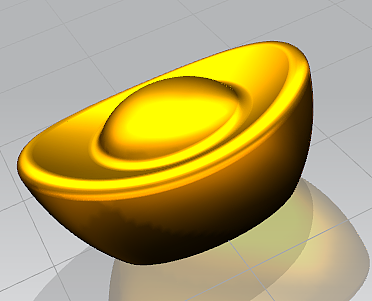 3d画图,图元宝模型图,三维模形图,3d黄金元宝_3d画图建模-站酷zcool