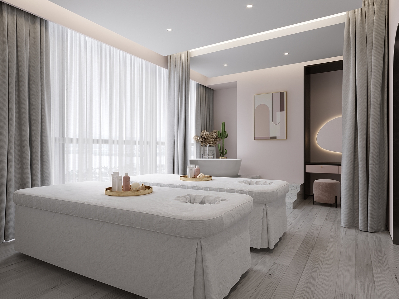 美容院效果图作品