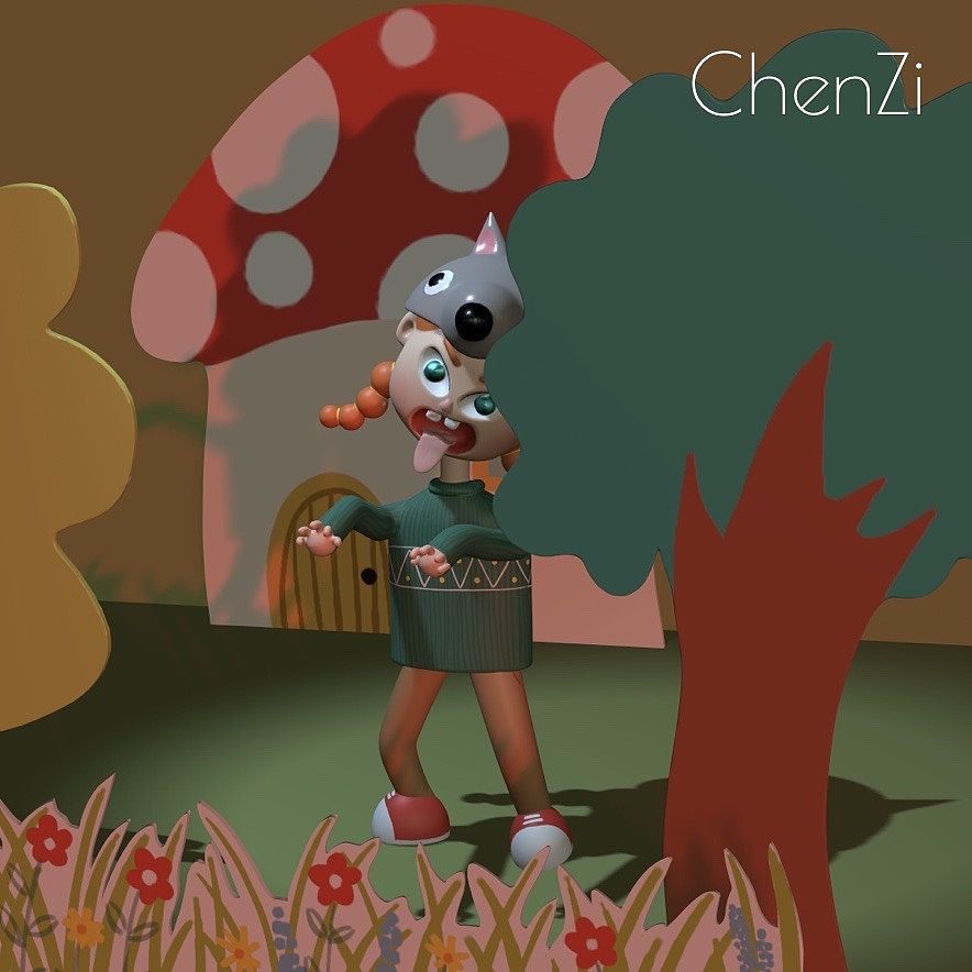 3D建模《女狼人》（图ZMjc4Njg3MjA4） - 场景 - 站酷设计师甜辰子原创素材 - 站酷ZCOOL