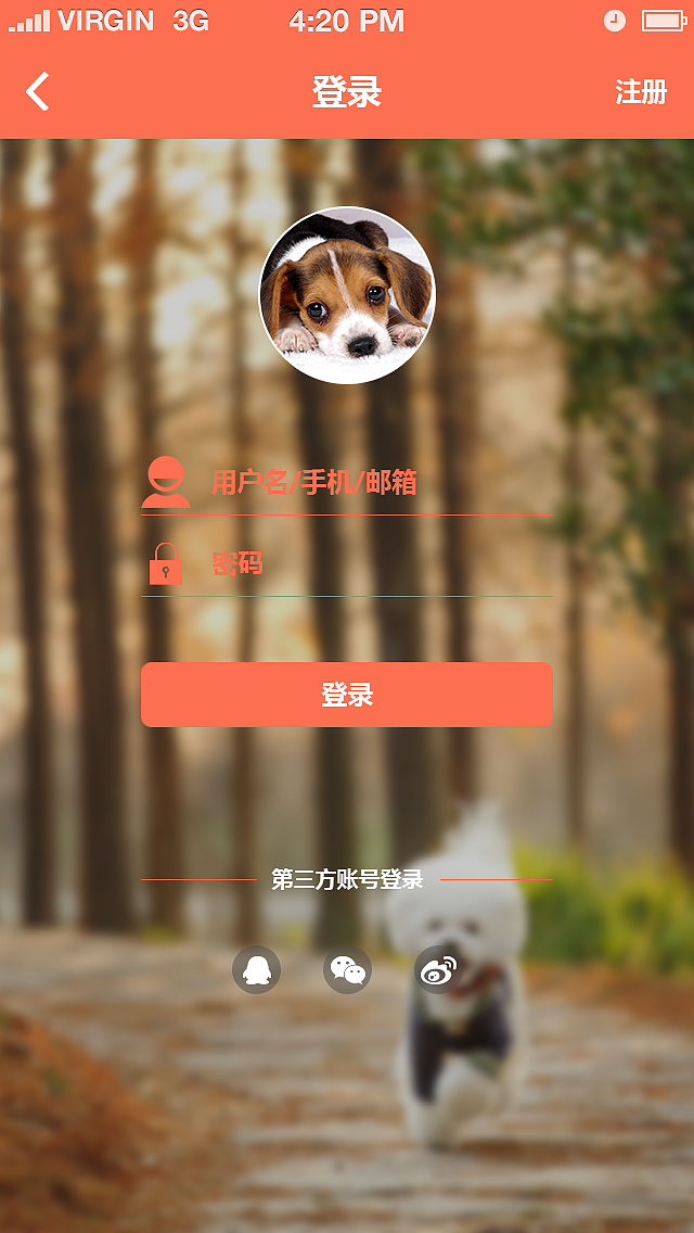 宠物App（图ZMzQyNzAwNTY=） - APP界面 - 站酷设计师gpp1251原创素材 - 站酷ZCOOL