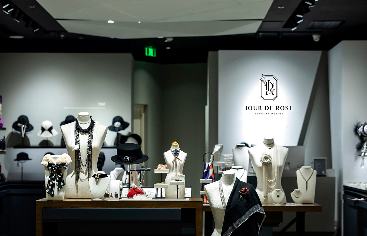 珠宝LOGO设计：JOUR DE ROSE