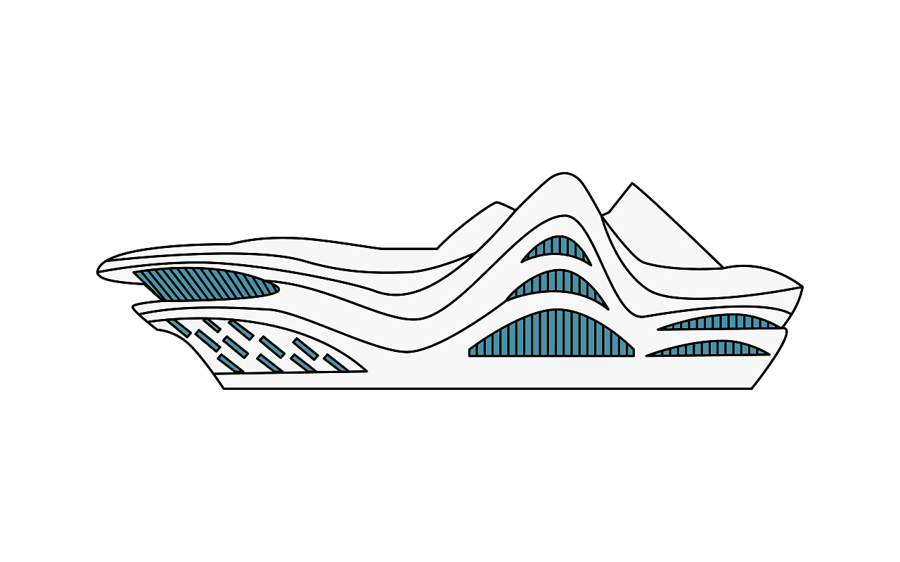 城市插画-长沙地标