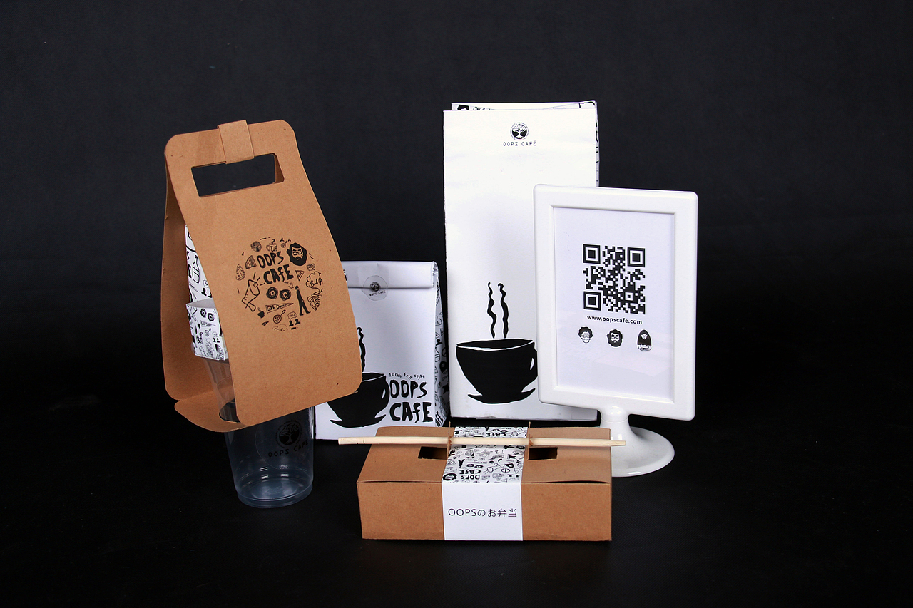 oops cafe|咖啡品牌系列产品设计|毕业设计|包装设计（图ZMjIzMzA1MDQ=） - 包装 - 站酷设计师occcircle原创素材 - 站酷ZCOOL