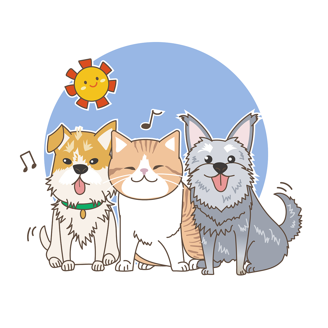 给家里的猫猫狗狗画头像