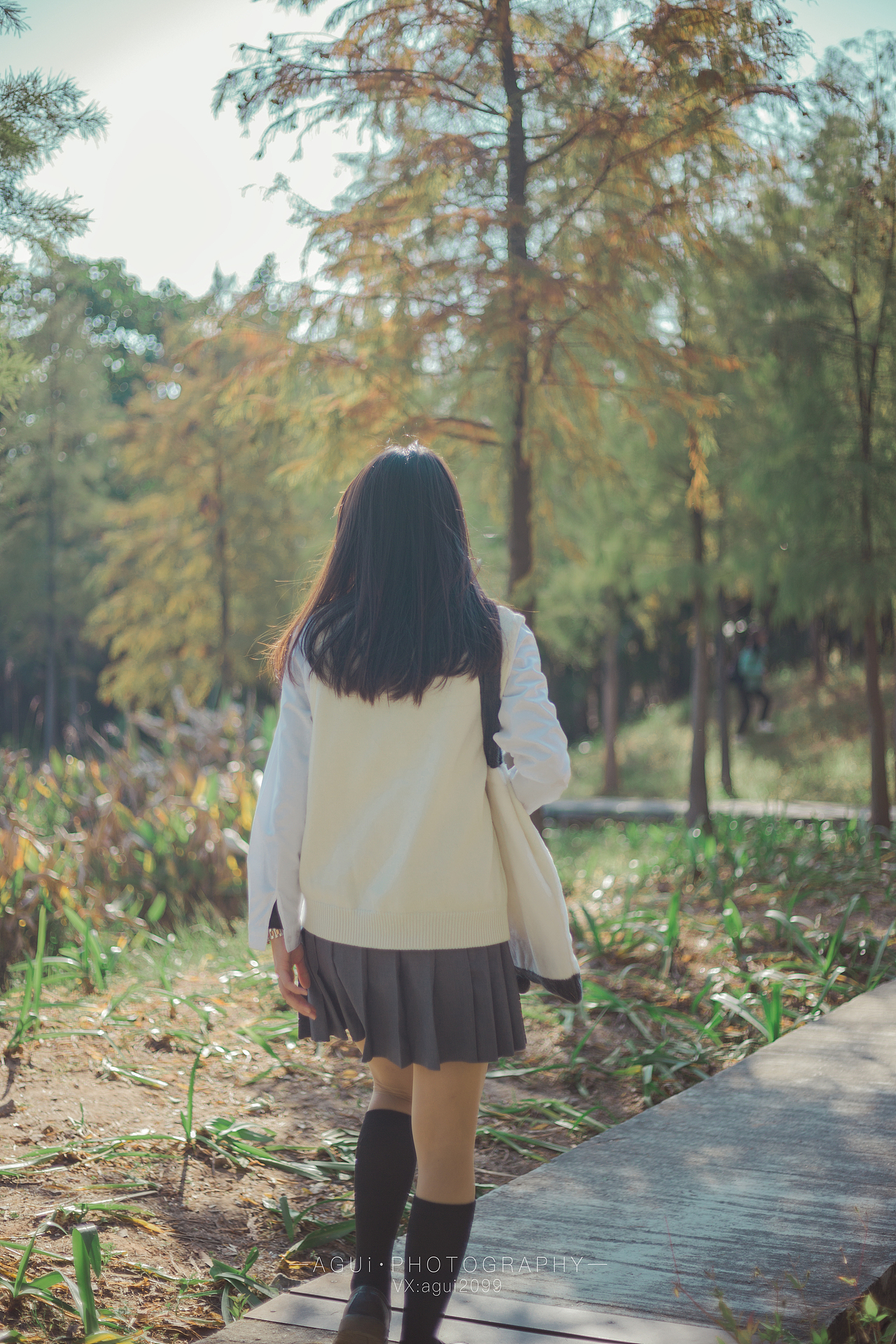 廣州濕地JK人像（圖ZMzM4MzI2NTM2） - 人像攝影 - 站酷設(shè)計(jì)師任講唔嫐原創(chuàng)素材 - 站酷ZCOOL