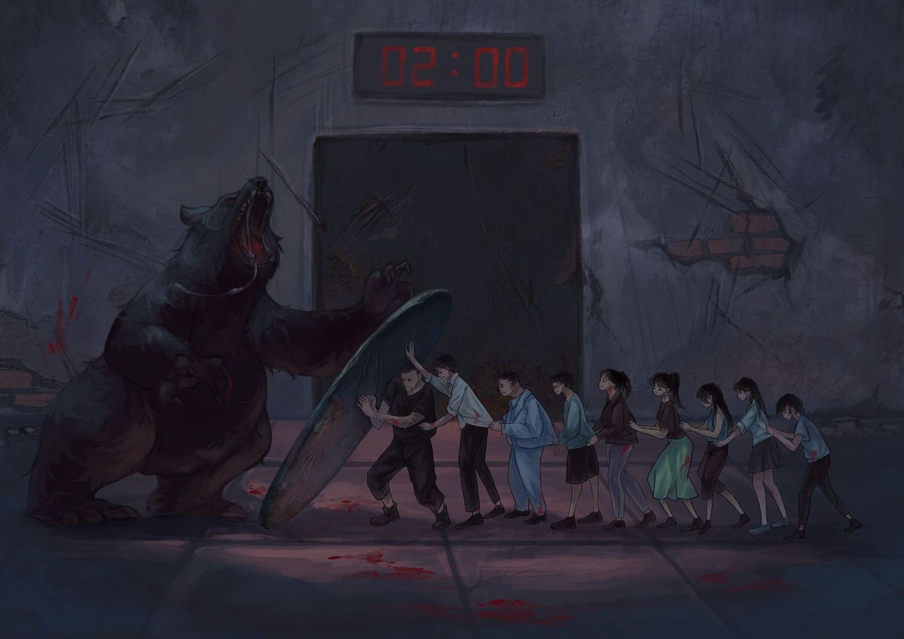 小说《十日终焉》封面和内插（图ZMzU4NzQxMzY0） - 商业插画 - 站酷设计师殷三月原创素材 - 站酷ZCOOL