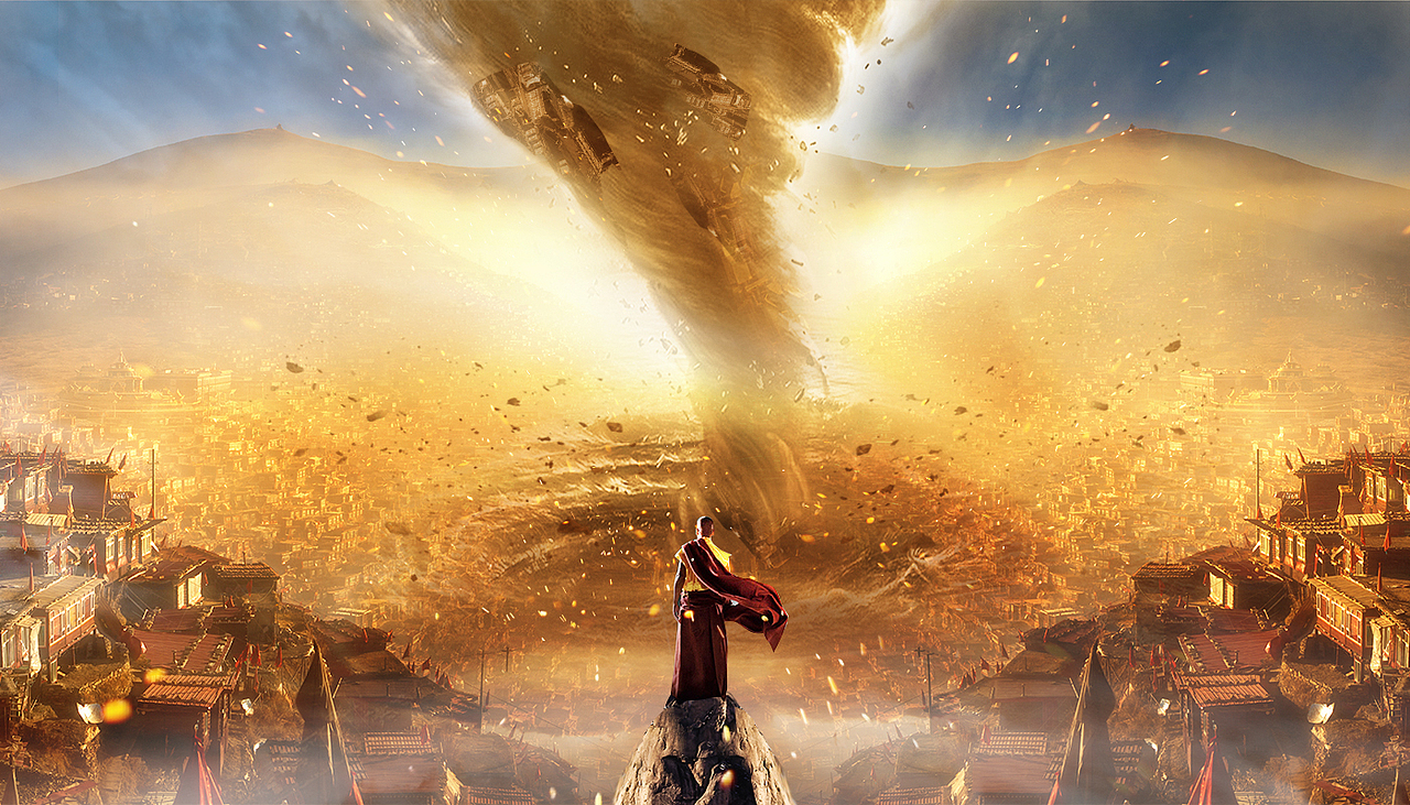 PS-《佛道》电影海报合成（图ZMTc0MTEwOTY4） - 海报 - 站酷设计师一叶知秋1993原创素材 - 站酷ZCOOL