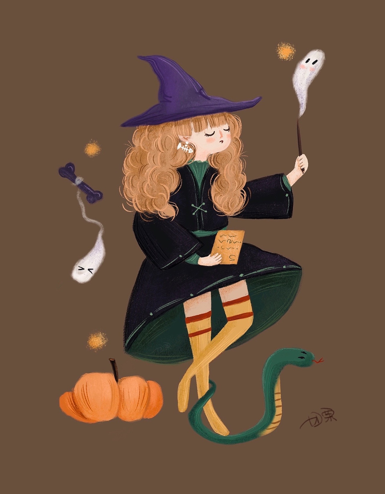 关于魔法世界的那些事|插画|儿童插画|一团栗_原创作品-站酷zcool