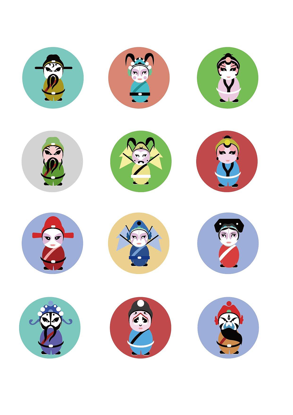 中国戏曲凤图标