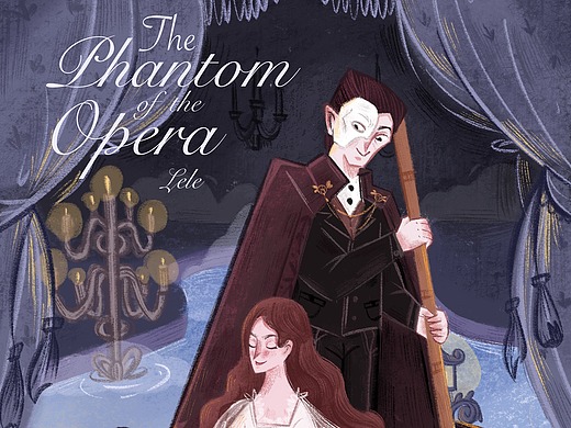 歌剧魅影 插画