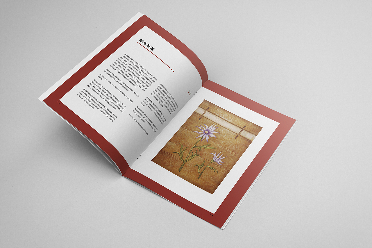 简约文艺杂志设计