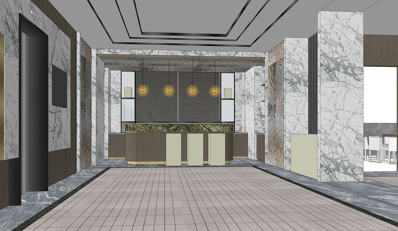 扬州淮扬菜大师作游园餐厅SU模型下载