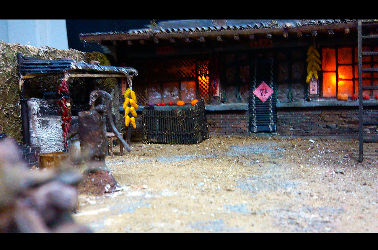 电影《塞外有家》场景模型