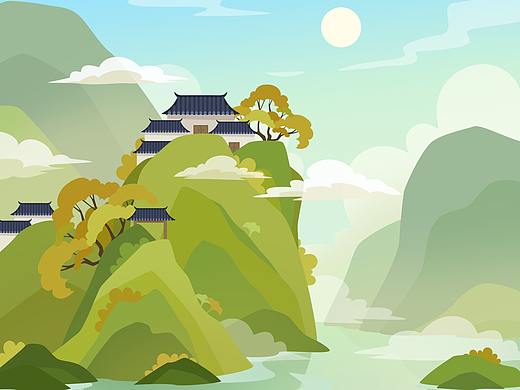 儿童插画—古代场景
