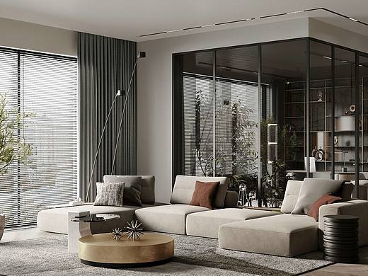 大平层公寓设计 细腻与精致的设计