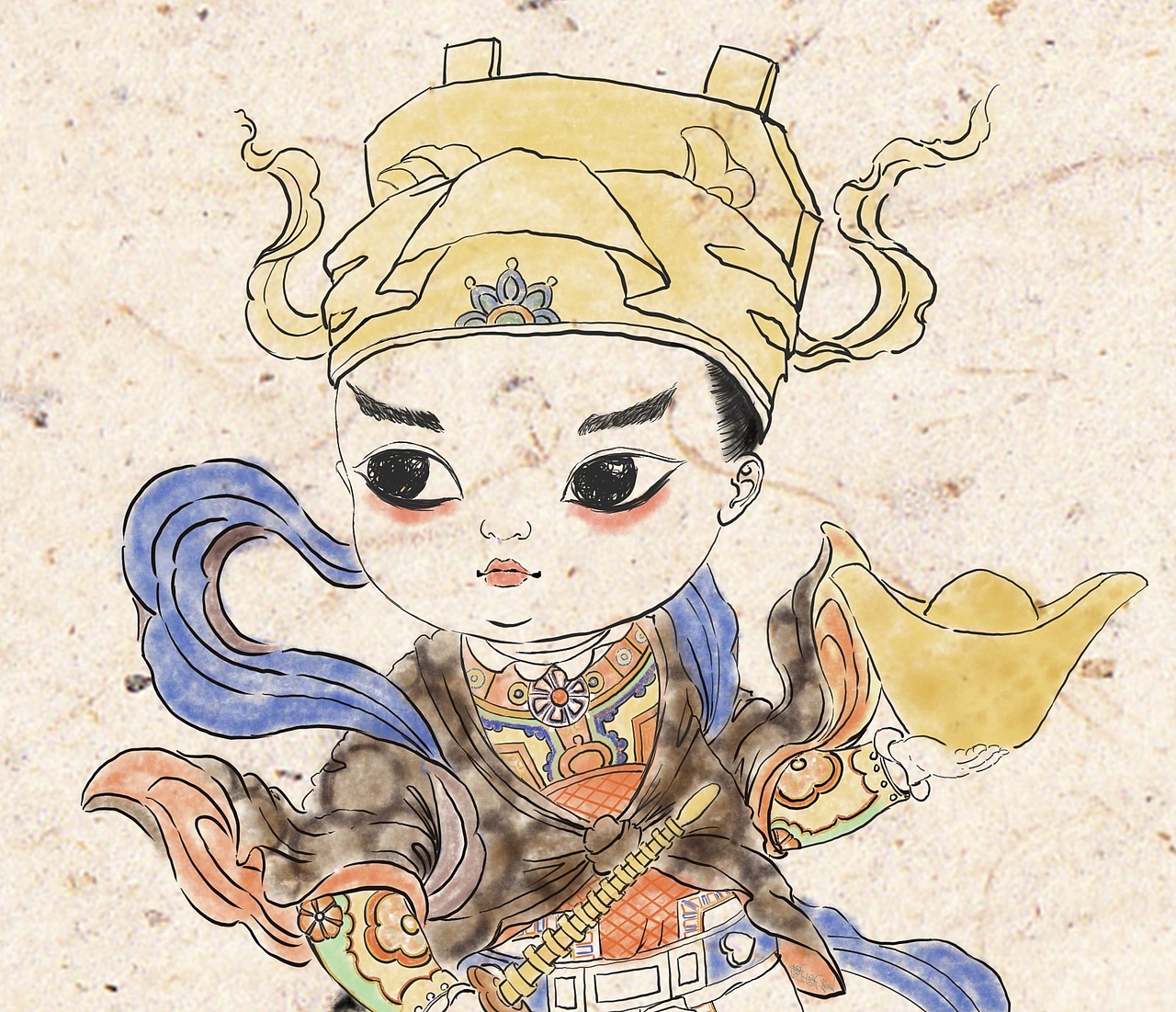 萌版武财神赵公明